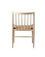 Billede af FDB Møbler J80 Jørgen Bækmark Stol SH: 45 cm -  Sæbebehandlet Bøg/Natur 