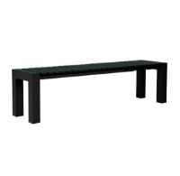 Billede af Mindo 111 Bench Extension Small 139x42x46 cm - Dark Green