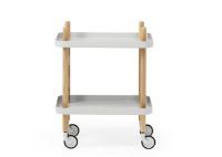 Billede af Normann Copenhagen Block Rullebord H: 64 cm - Lysegrå 