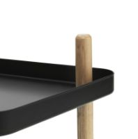 Billede af Normann Copenhagen Block Rullebord H: 64 cm - Sort