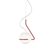 Billede af Foscarini Tonda Pendel Lille H: 46 cm LED - Orange/Hvid