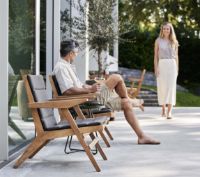 Billede af Cane-line Outdoor Flip Loungestol SH: 38 cm - Teak