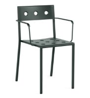 Billede af HAY Balcony Armchair SH: 46 cm - Dark Forest  OUTLET