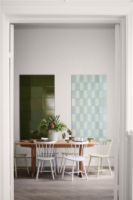 Billede af FDB Møbler J46 Poul M. Volther Stol SH: 45 cm - Lysegrå/Dust & Bones/Malet Bøg