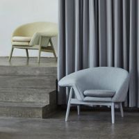 Billede af Warm Nordic Fried Egg Right Loungestol SH: 40 cm - Sour Yellow