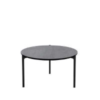 Billede af Please Wait To Be Seated Savoye Sofabord Lav H: 35 cm Ø: 60 cm Keramisk Top - Grå