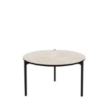 Billede af Please Wait To Be Seated Savoye Sofabord Lav H: 35 cm Ø: 60 cm Keramisk Top - Beige