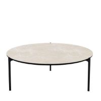 Billede af Please Wait To Be Seated Savoye Sofabord Lav H: 35 cm Ø: 90 cm Keramisk Top - Beige