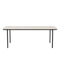 Billede af Please Wait To Be Seated Savoye Sofabord Høj H: 42 cm 50x120 cm Keramisk Top - Beige