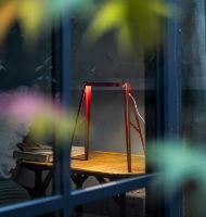 Billede af Foscarini Bridge 2 Bordlampe B: 29 cm LED - Mørkerød