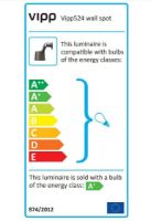 Billede af Vipp 524 Væglampe Spot Ø: 11 cm - Hvid