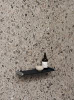 Billede af Vipp 6 Brusehylde L. 30,1 cm - Sort/Rusfrit Stål