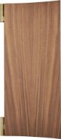 Billede af GUBI Vanity Wall Mirror 2 58,2x69 cm - American Oiled Walnut/Brass