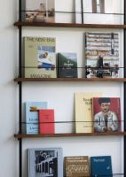 Billede af Moebe Magazine Shelving 123x85 cm - Smoked Oak/Black