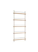 Billede af Moebe Magazine Shelving 188x85 cm - Oak/Warm Grey
