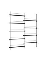 Billede af Moebe Magazine Shelving 188x162 cm - Black/Black