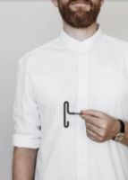 Billede af Moebe Wall Hook Small 8x3,1x0,5 cm 2 pcs - Black