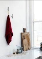 Billede af Moebe Wall Hook Small 8x3,1x0,5 cm 2 pcs - Black