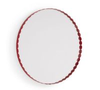 Billede af HAY Arcs Mirror Round Ø: 60 cm - Red 