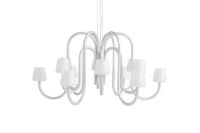 Billede af HAY Apollo Candelier Ø: 106,5 cm - White Opal Glass