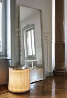 Billede af GUBI Adnet Wall Mirror Rectangular 70x180 cm - Cream Leather