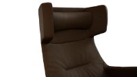 Billede af Conform MyPlace Lænestol med Lyd SH: 42 cm - Læder/Brown
