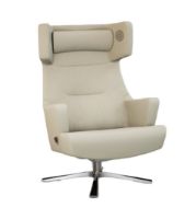 Billede af Conform MyPlace Lænestol med Lyd SH: 42 cm - Læder/Dove