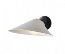 Billede af DCW Editions PLUME Væglampe H: 13 cm - Black/Porcelain