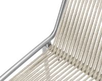 Billede af Thorup Copenhagen Noel Chair W.Armrest SH: 46 cm - Stål/Natur