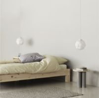 Billede af Normann Copenhagen Notch Sengeramme 160x200 cm - Fyrretræ 
