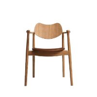 Billede af Ro Collection Regatta Spisebordsstol Sædepolstret SH: 44,5 cm - Eg/Brun