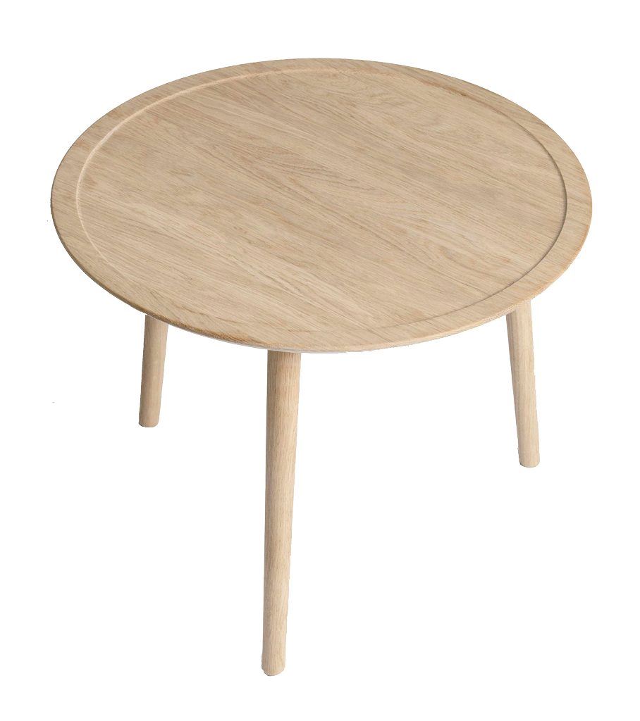Billede af Ro Collection Dodona Sofabord Ø: 60 cm - Sæbebehandlet Eg
