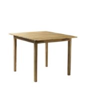 Billede af FDB Møbler M3 Sammen Havebord 90x104,5 cm - Massiv Teak / Natur 
