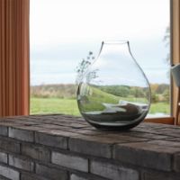 Billede af Ro Collection Flower Vase No. 24 Ø: 34 cm - Smoked Grey