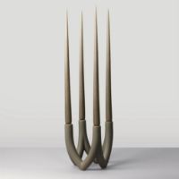 Billede af Ro Collection Chandelier Four Armed B: 14 cm - Dark Stone