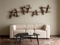 Billede af Andersen Furniture A Shelf Large 78x67x12 cm - Smoked Ash