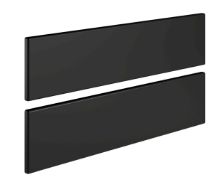 Billede af Kaagaard Model 392 Gavlsæt B: 90 cm - Sortmalet