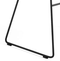 Billede af HAY AAC 08 About A Chair SH: 46 cm - Black Powder Coated Steel/White