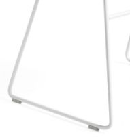 Billede af HAY AAC 08 About A Chair SH: 46 cm - White Powder Coated Steel/White