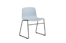 Billede af HAY AAC 08 About A Chair SH: 46 cm - Black Powder Coated Steel/Slate Blue