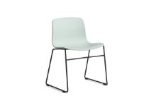 Billede af HAY AAC 08 About A Chair SH: 46 cm - Black Powder Coated Steel/Azure Blue