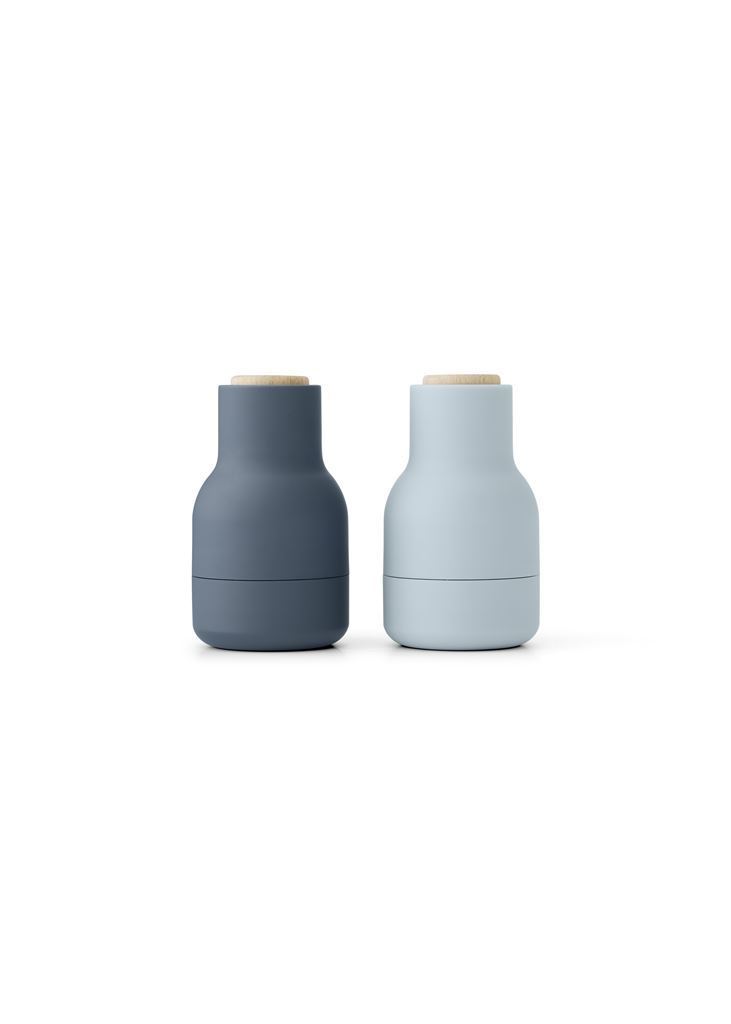 Billede af Audo Copenhagen Bottle Grinder Small 2-Pack H: 11,5 cm - Blues/Beech

