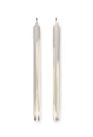 Billede af Ferm Living Dryp Candles Set of 2 H: 30 cm - Warm Grey