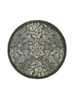 Billede af Ferm Living Winter Forest Tree Blanket Ø: 120 cm - Dark Green