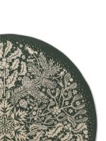 Billede af Ferm Living Winter Forest Tree Blanket Ø: 120 cm - Dark Green