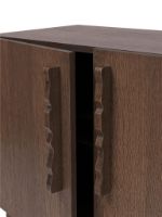 Billede af Ferm Living Unda Sidebord 146x50 cm - Dark Stained Oak