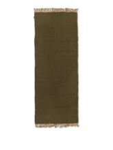 Billede af Ferm Living Block Runner 80x200 cm - Olive/Natural