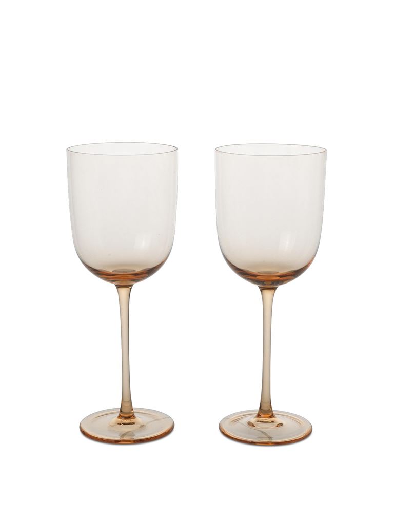 Billede af Ferm Living Host Red Wine Glasses Set of 2 - Blush