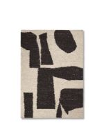 Billede af Ferm Living Piece Rug 140x200 cm - Off-White/Coffee