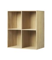 Billede af FDB Møbler B98 Bogkasse 54x72 cm - Lakeret Eg 